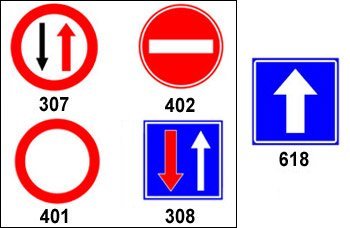 בכניסה לקטע דרך הוצב תמרור 618. איזה תמרור יופיע בכניסה מצדו האחר של אותו קטע דרך?