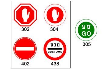איזה תמרור סביר שתראה לפני שיופיע תמרור 305?
