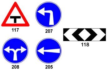 בצומת הוצב תמרור 118. איזה תמרור יוצב במרחק סביר לפני הצומת?